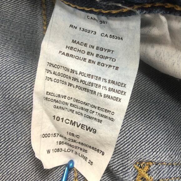 Vintage Lee Women's Bootcut Leg Mid-Rise Blue Jeans Denim Size 10 Short 5-Pocket - Picture 7 of 8